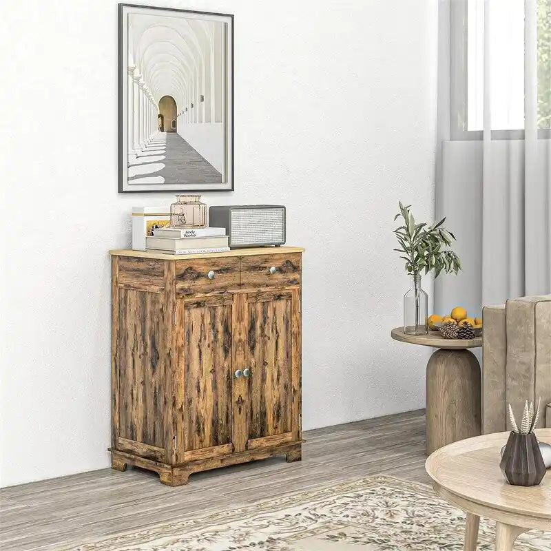 Sideboard Buffet CabinetKitchen Storage Cabinet - 15.75D x 26.75W x 33.5H
