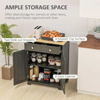 Sideboard Buffet CabinetKitchen Storage Cabinet - 15.75D x 26.75W x 33.5H