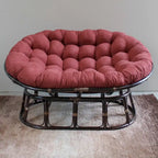 International Caravan Bali Double Papasan Chair with Cushion