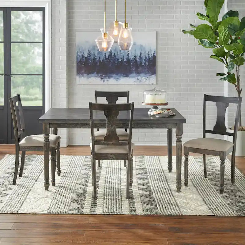 Simple Living Burntwood Dining Chairs (Set of 2)