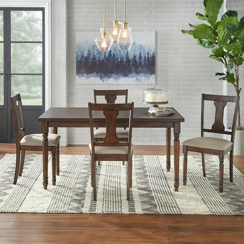 Simple Living Burntwood Dining Chairs (Set of 2)