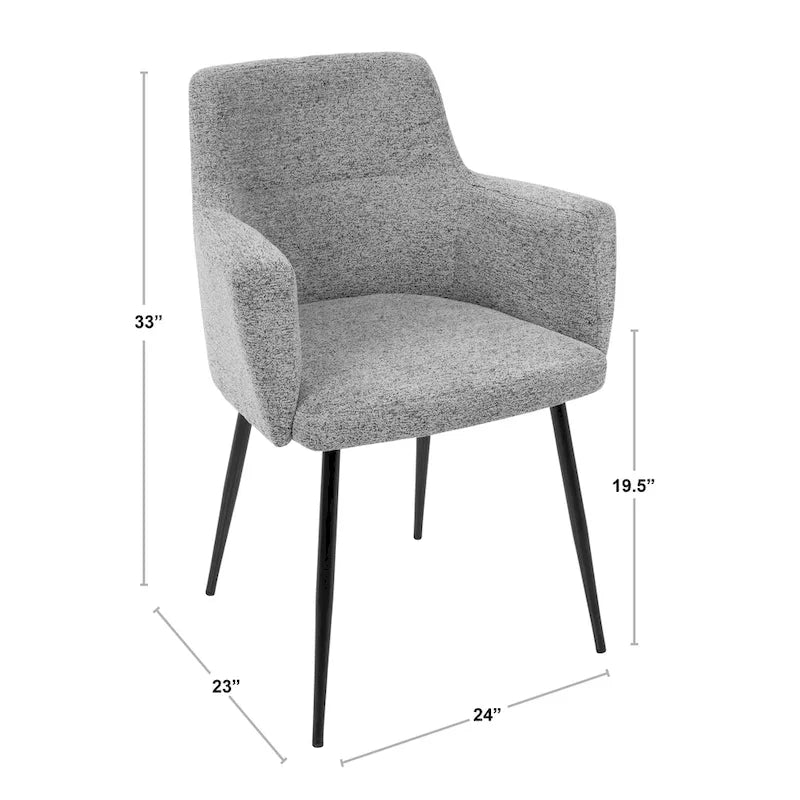 Modern-Style Dining Chairs & Accent Chairs (Set of 2)