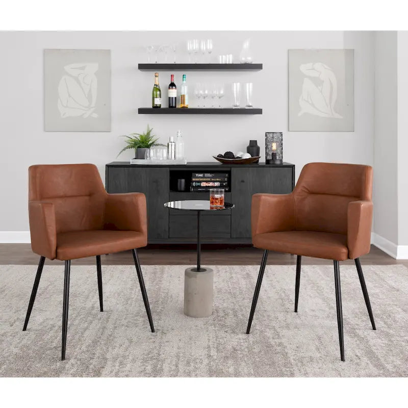 Modern-Style Dining Chairs & Accent Chairs (Set of 2)