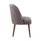 Round-Back Dining Chair — W 22.25 x D 24.5 x H 34.6