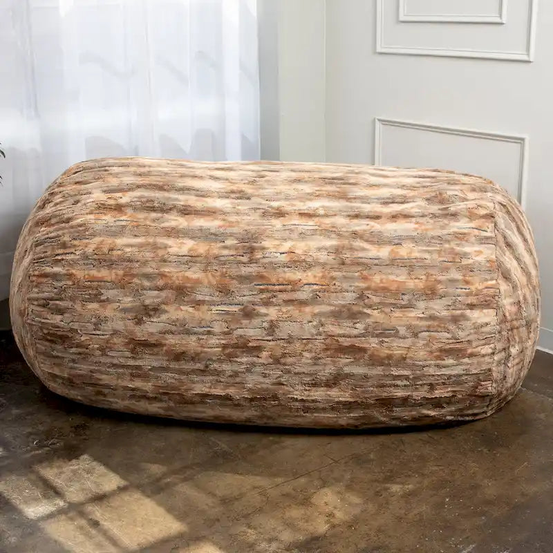 Jaxx Grand Lounger 7 Foot Bean Bag Sofa For Adults - Luxe Faux Fur