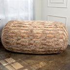 Jaxx Grand Lounger 7 Foot Bean Bag Sofa For Adults - Luxe Faux Fur