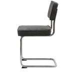 Rye Studio Corduroy Dining Chairs with Chrome Legs, Set of 2