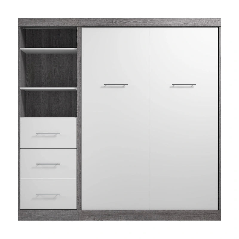 Murphy Bed and Wardrobe Storage Combo with Drawers