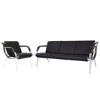 Kinbor Waiting Room Chair Office Chair, Reception Bench Guest Chair for Airport, Office, Salon, Bank, Hospital