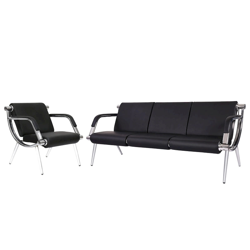 Kinbor Waiting Room Chair Office Chair, Reception Bench Guest Chair for Airport, Office, Salon, Bank, Hospital