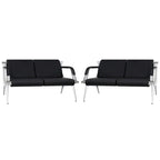 Kinbor Waiting Room Chair Office Chair, Reception Bench Guest Chair for Airport, Office, Salon, Bank, Hospital
