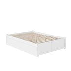AFI Concord Wood King Platform Bed with Twin XL Trundle