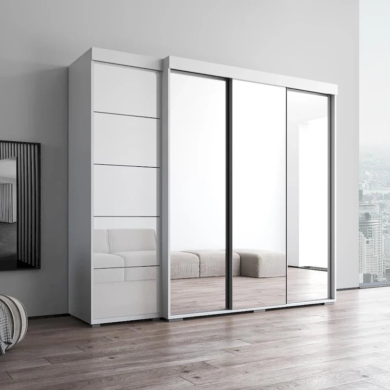Three-Mirror Wardrobe