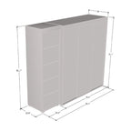 Three-Mirror Wardrobe