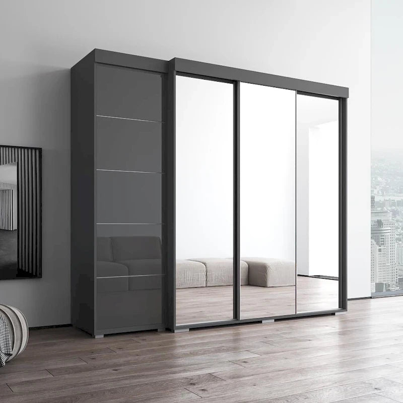 Three-Mirror Wardrobe