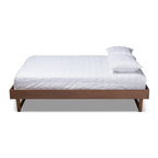 Mid-Century Modern Style Platform Bed Frame