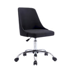 Porthos Home Roache Fabric Upholstered Office Chair with Chrome Base
