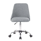 Porthos Home Roache Fabric Upholstered Office Chair with Chrome Base