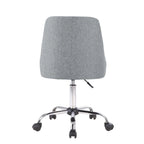 Porthos Home Roache Fabric Upholstered Office Chair with Chrome Base