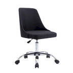 Porthos Home Roache Fabric Upholstered Office Chair with Chrome Base