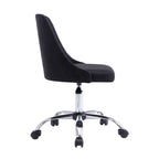 Porthos Home Roache Fabric Upholstered Office Chair with Chrome Base
