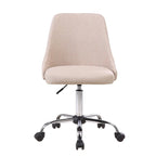 Porthos Home Roache Fabric Upholstered Office Chair with Chrome Base