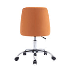 Porthos Home Roache Fabric Upholstered Office Chair with Chrome Base