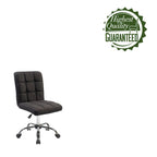 Porthos Home Alice Tufted Fabric Office Chairwith Metal Base