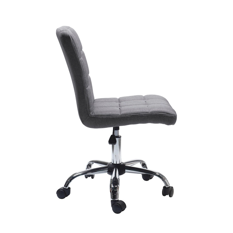 Porthos Home Alice Tufted Fabric Office Chairwith Metal Base
