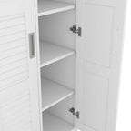 3-Door Shutter Wardrobe with shelves For Bedroom