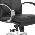 Deluxe High Back Black Executive Leather Chair