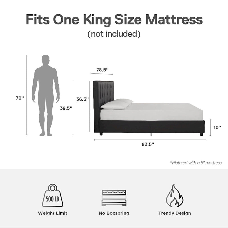 Avenue Greene Ella Upholstered Bed