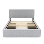 Full Size Upholstered Platform Bed with 4 Drawers