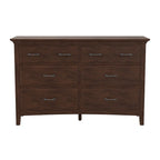 OSP Home Furnishings Modern Mission Queen Bedroom Set with 2 Nightstands and 1 Dresser