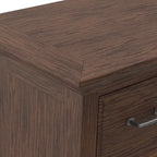 OSP Home Furnishings Modern Mission Queen Bedroom Set with 2 Nightstands and 1 Dresser