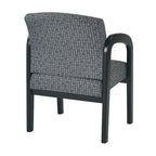 Espresso Finish Wood Visitor Chair