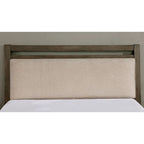 Furniture of America Ninn Rustic Grey Solid Wood Platform Bed