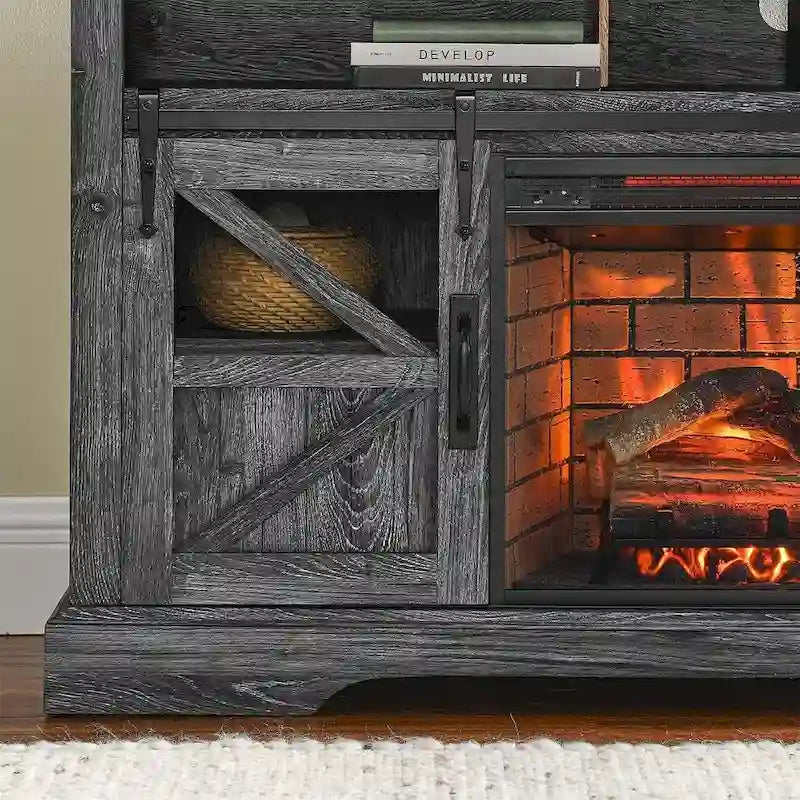 60 in. TV Stand for TVs up to 70 in. with Electric Fireplace