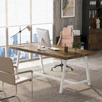 6FT Rectangle Conference Table, 70.9L Meeting Table for 6 People