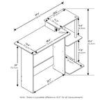 Furinno Efficient Home Laptop Notebook Computer Desk