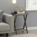 Furinno Classic Tray Table with Removable Tray