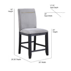 Steve Silver Yantis Modern 7-piece Counter Height Dining Set