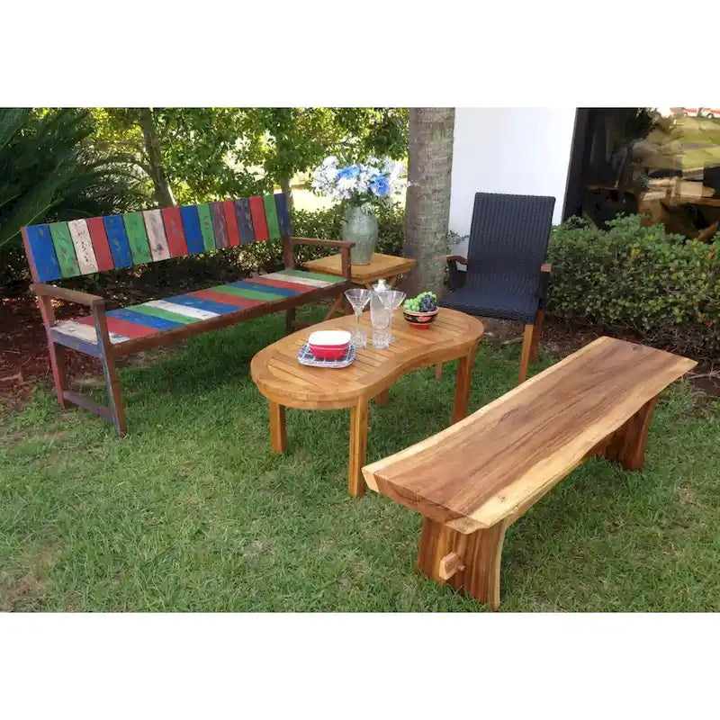 Backless Bench, Approximately 69 Inches In Length.