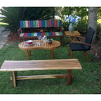 Backless Bench, Approximately 69 Inches In Length.