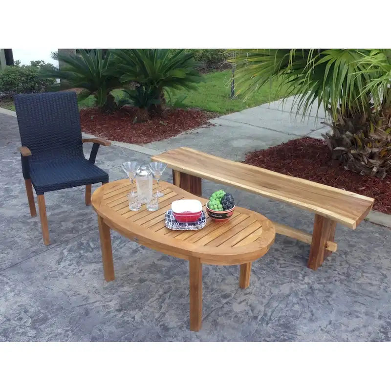 Backless Bench, Approximately 69 Inches In Length.