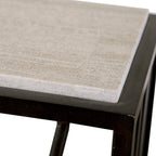 Uttermost Reed Travertine Console Table