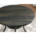 Roundhill Furniture Biony Dining Collection Espresso Wood Counter Height Nailhead Dining Table - Brown