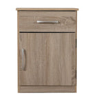 Alston 1-drawer and Cabinet Wood Nightstand