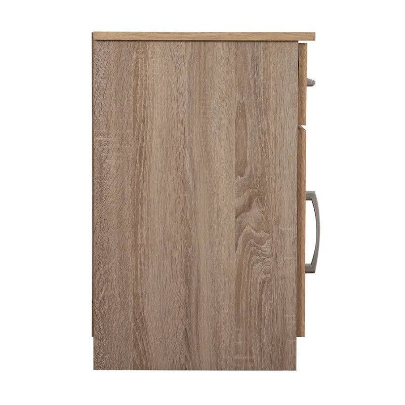 Alston 1-drawer and Cabinet Wood Nightstand
