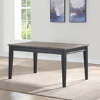 Steve Silver Ralston Two-Tone Ebony and Driftwood 7-Piece Dining Set